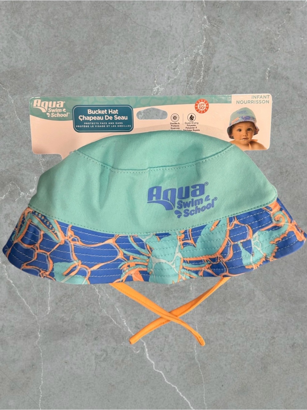 $8 Add-on | Infant Swimming Hat with 50 UPF Sun Protection